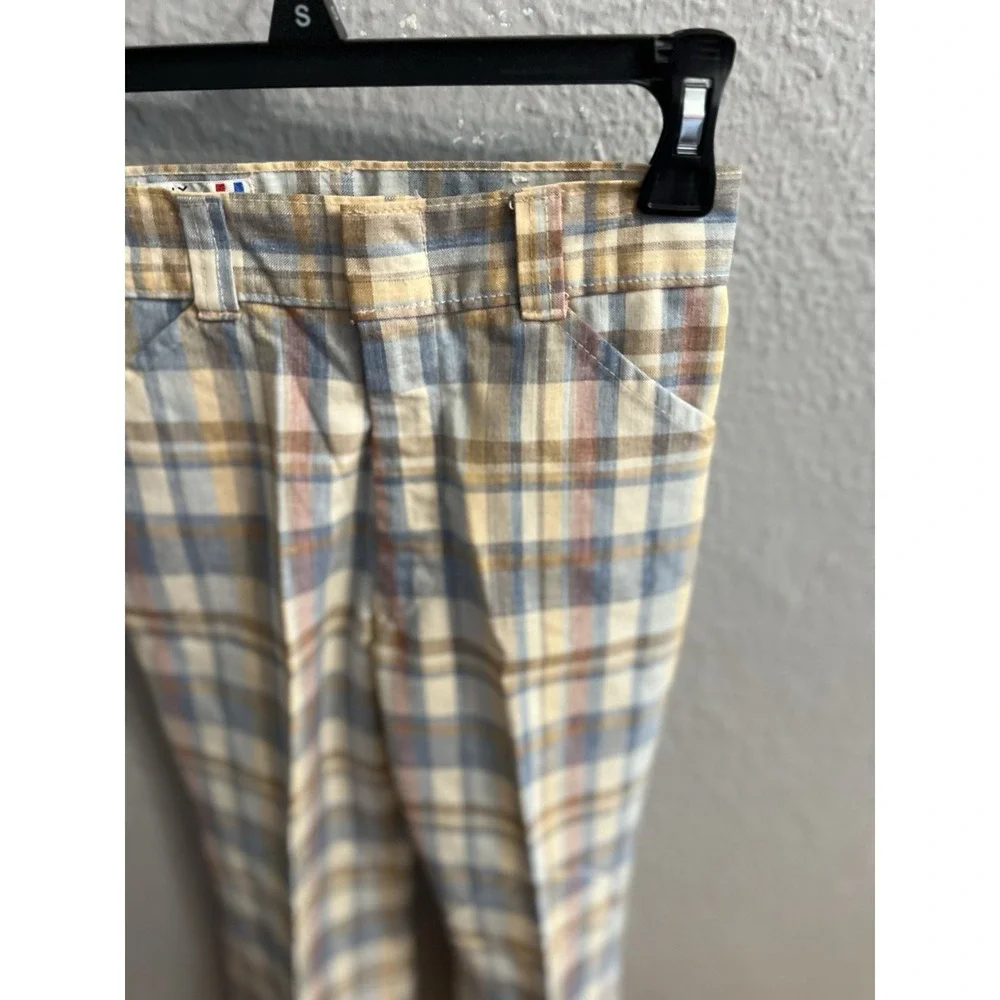 Vintage Boys Plaid Billy the Kid Pants‎ 1970s Plaid size